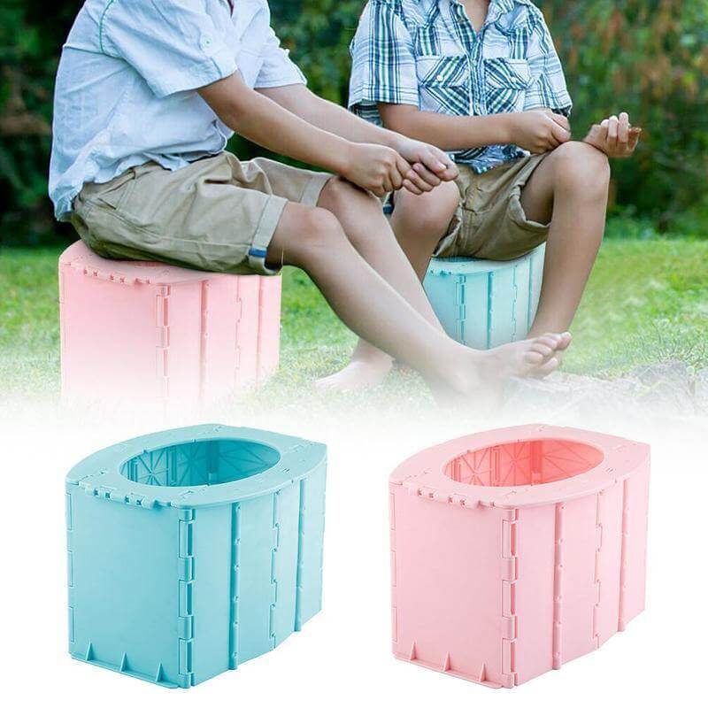 FoldLoo | Draagbaar Opvouwbaar Campingtoilet - Lichtgewicht Mobiel Openlucht Reistoilet