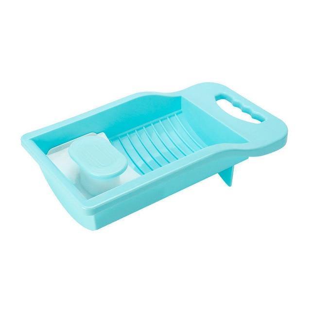 SockScrub | Draagbaar miniwastafel voor sokken en delicate kleding - Handwasmiddel