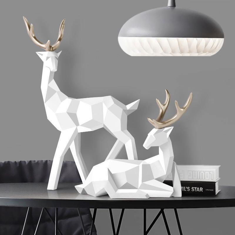 ArcticGrace | Luxe rendier sculptuur Duo