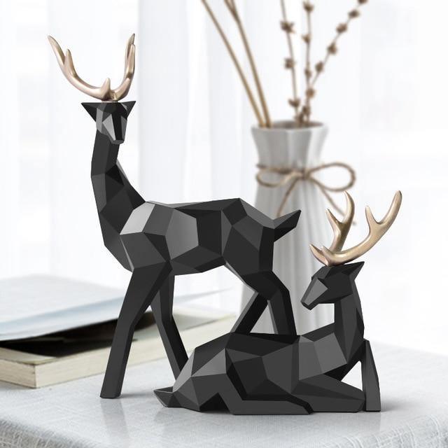 ArcticGrace | Luxe rendier sculptuur Duo