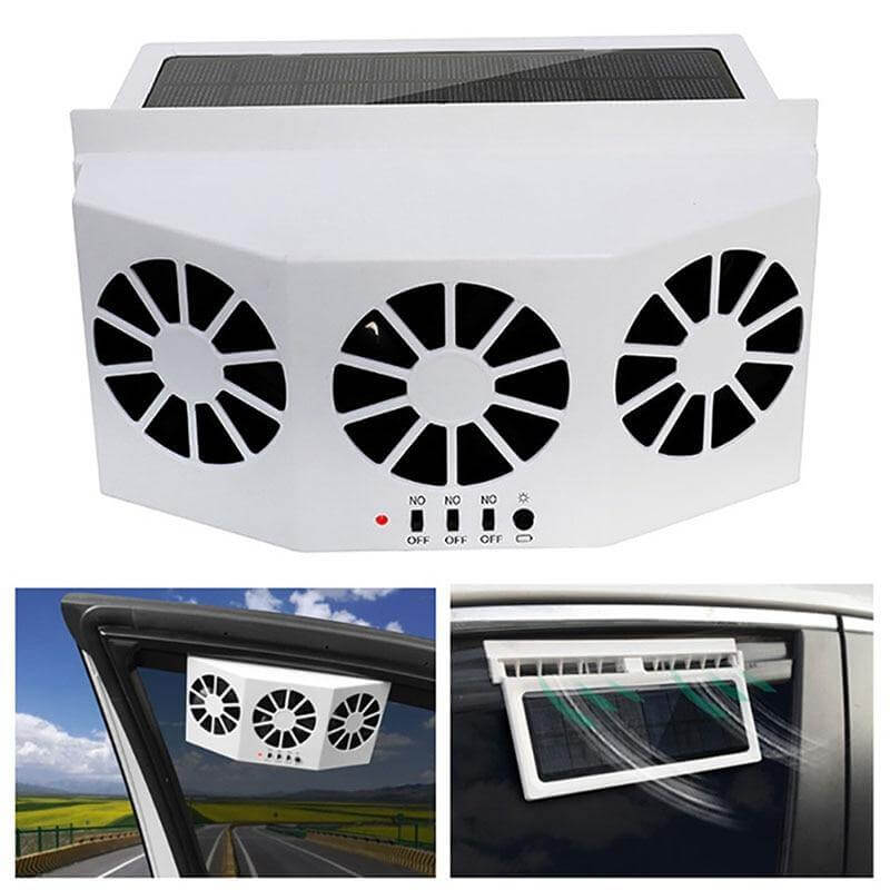 CoolDrive | Ventilator voor auto op zonne-energie - Autoluchtkoeler & warmteafvoer