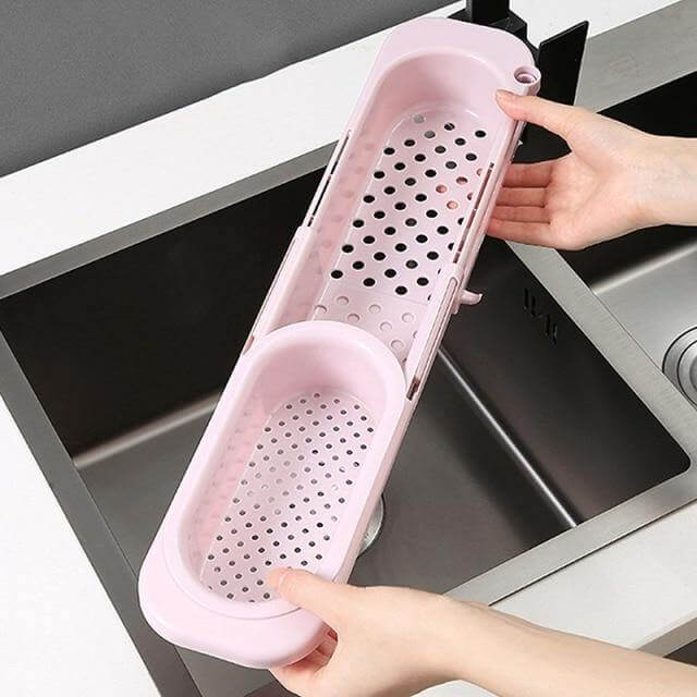 SinkStretch | Verstelbaar Over-de-spoelbak rek - Uitbreidbaar Keuken Spoelbak Organiser