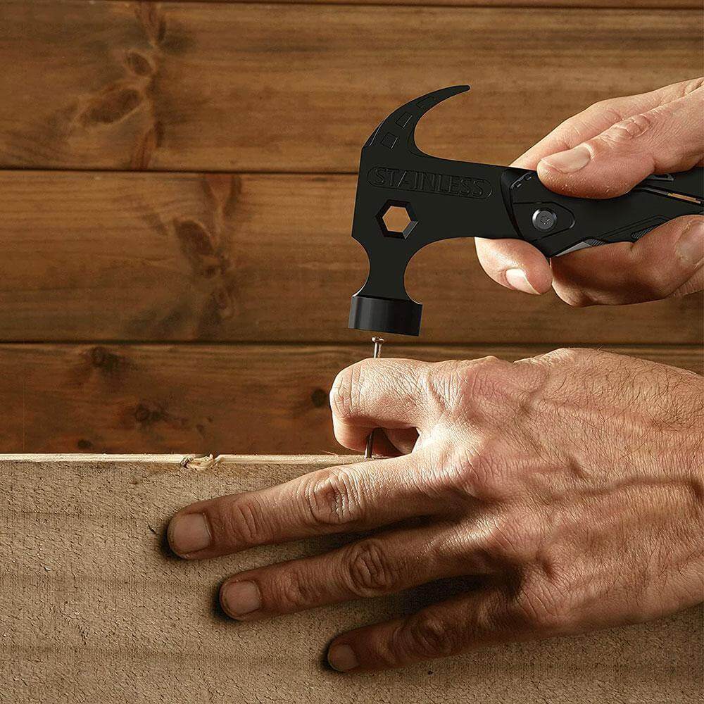 TactiSteel | 14-in-1 Roestvrij Staal Multi-Tool - Draagbaar Outdoor Survival Gereedschap