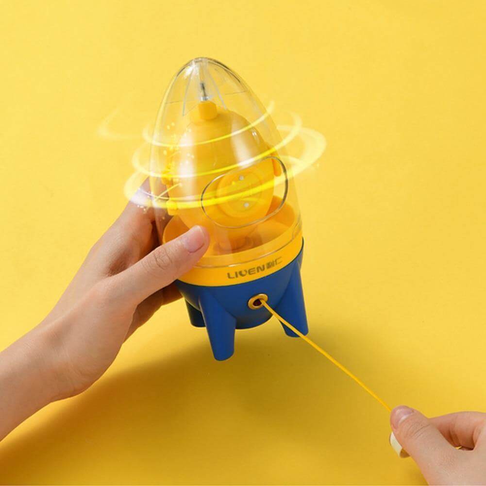 Eggonaut | Ruimteschip Eiwit-Eigeel Mixer – Handmatige Eiwitklopper, Gemakkelijk te trekken touw