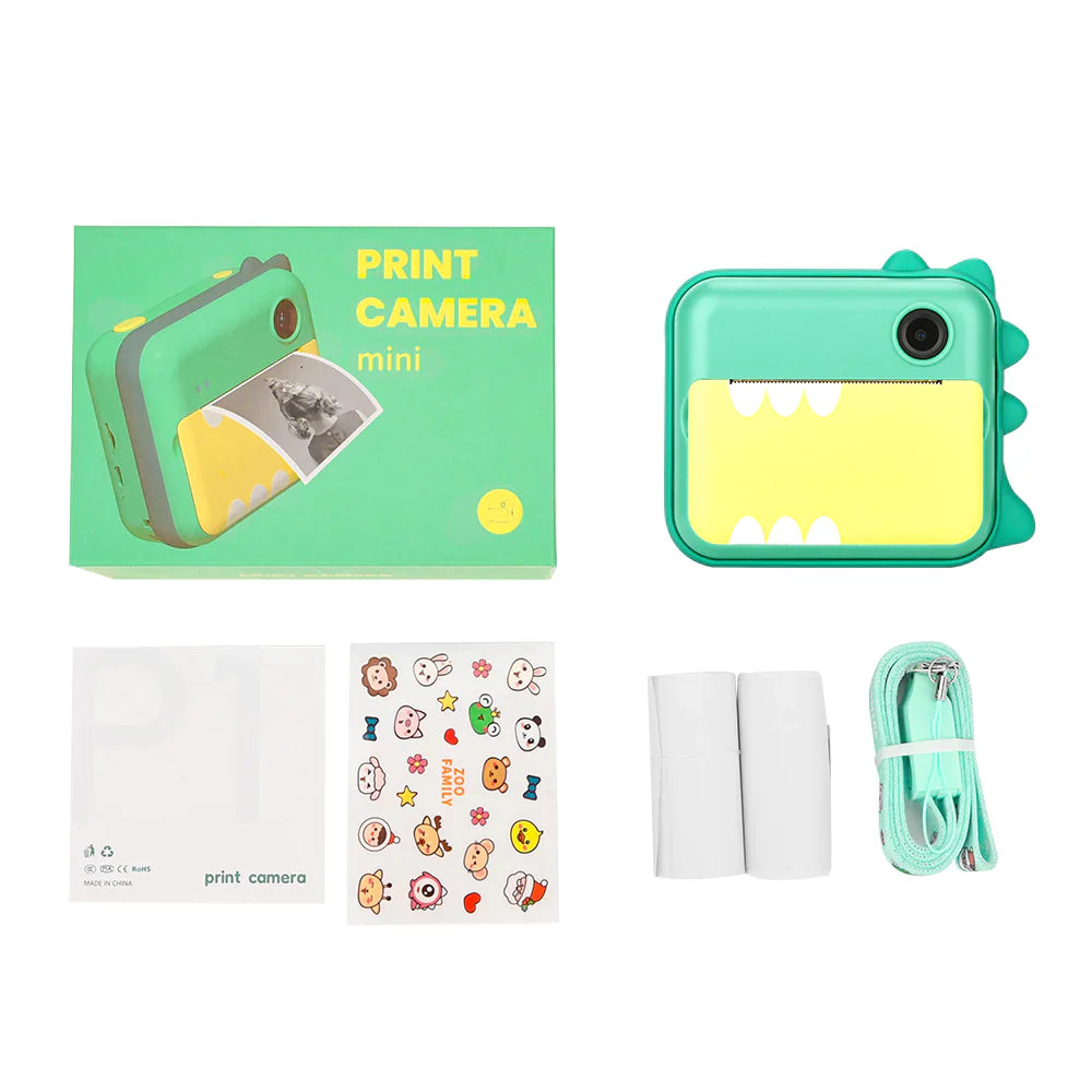 InstaFun | Instant Print HD-camera voor kinderen – Leuke digitale camera met fotoprinter