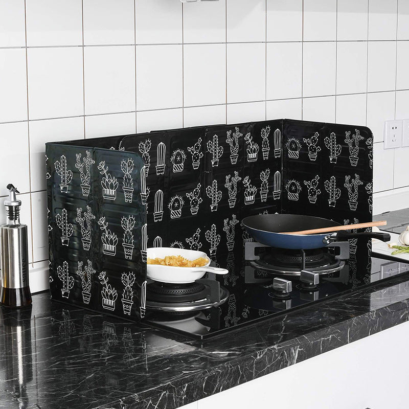 PanArmor | Spatbescherming voor kookolie - Opvouwbaar aluminium fornuisafscherming