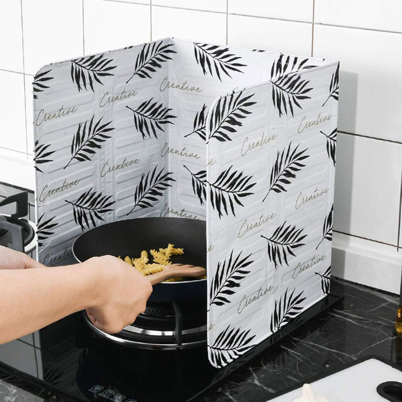PanArmor | Spatbescherming voor kookolie - Opvouwbaar aluminium fornuisafscherming