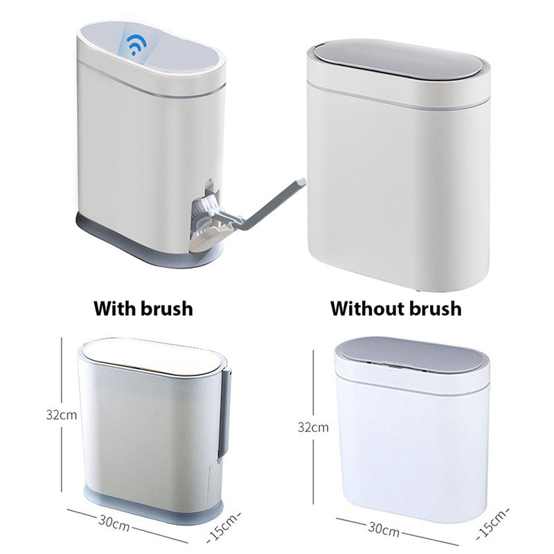 QuickBin | Bewegingssensor afvalbak – Automatische 10 liter plastic afvalbak voor de keuken
