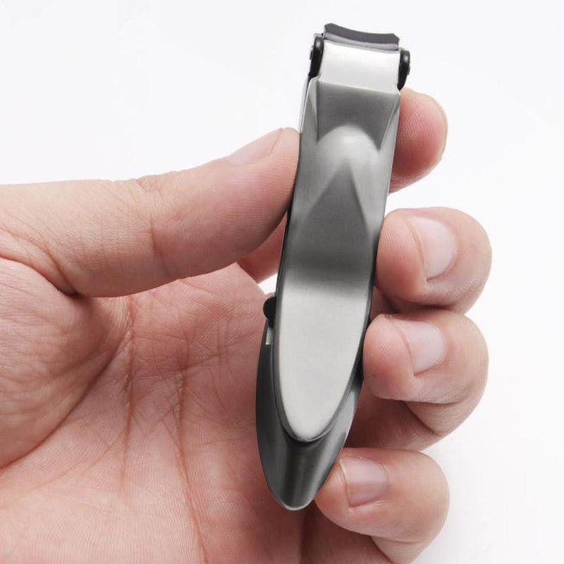 TrimPod | Roestvrijstalen nagelknipper met ingebouwde nagelvanger - zonder spatten, voor zwaar gebruik