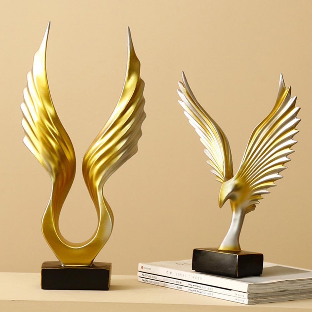 Feathra | Engelenvleugelsculptuur voor Woondecoratie - Elegant Beeldje