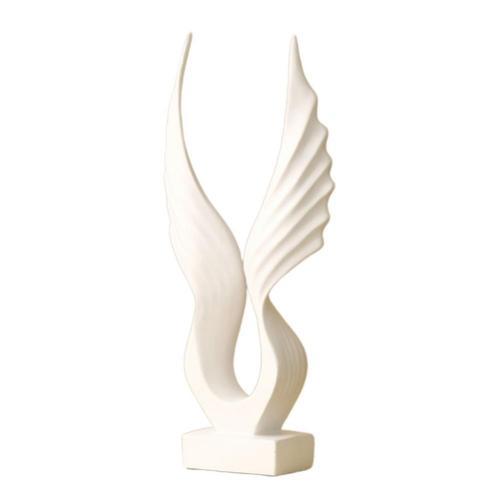 Feathra | Engelenvleugelsculptuur voor Woondecoratie - Elegant Beeldje