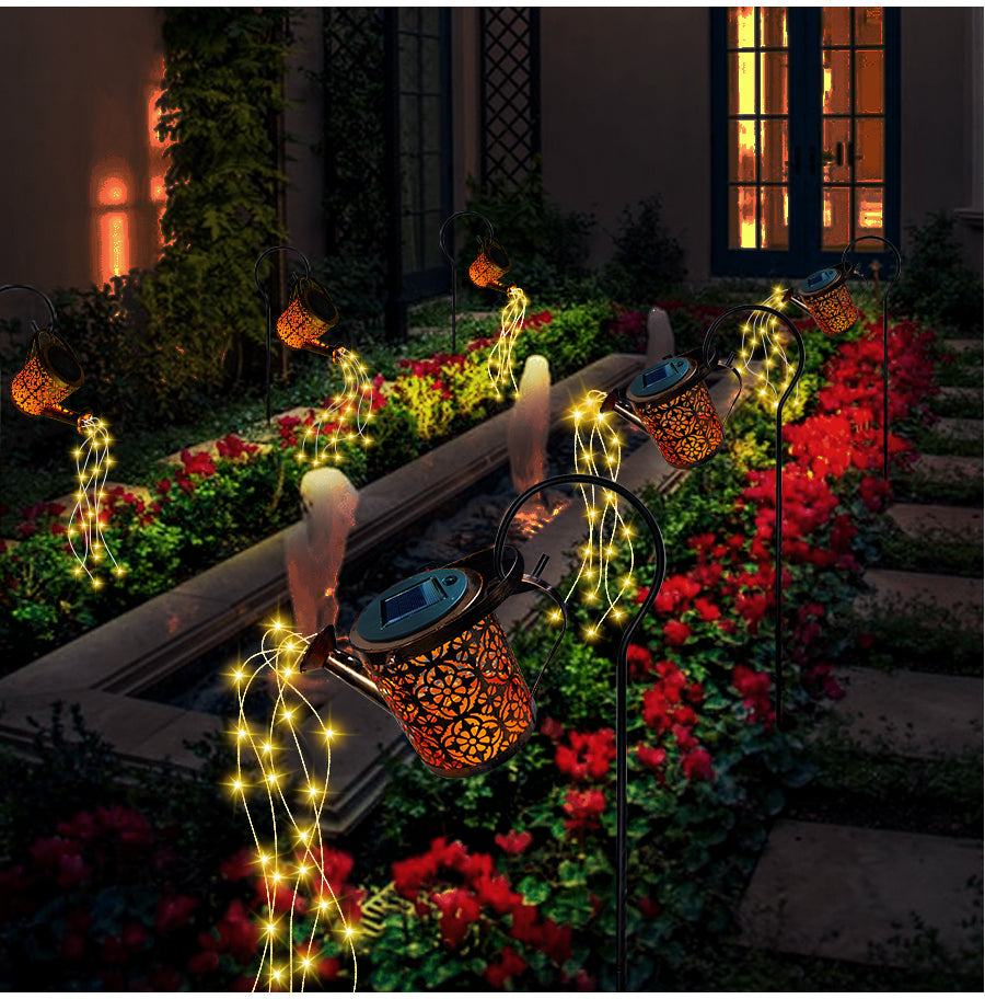 SparkleCan | Zonne-energie LED-stringverlichting - Gieter Tuinlamp voor buitendecoratie