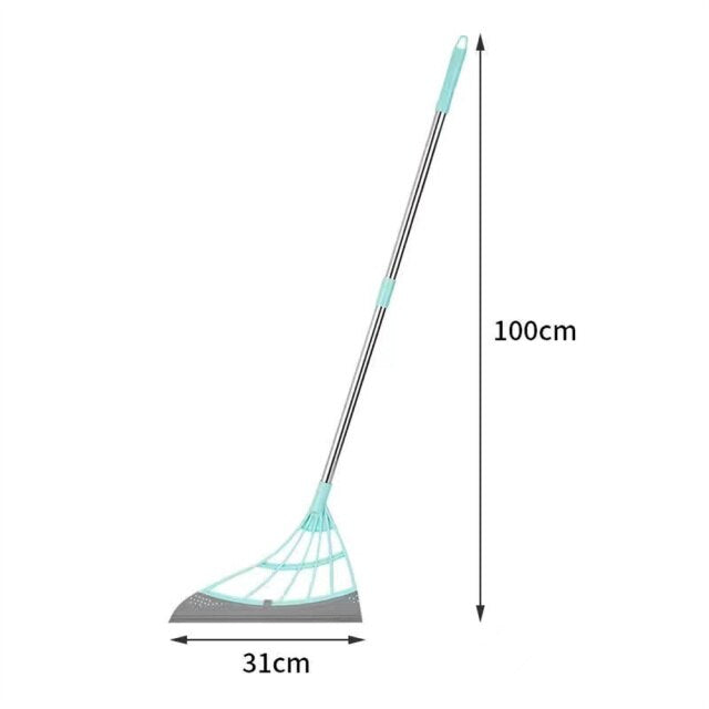 Cleanza | Lichtgewicht Magic Scraper Broom – Multifunctionele vloer- en oppervlaktereiniger, stofverwijderaar