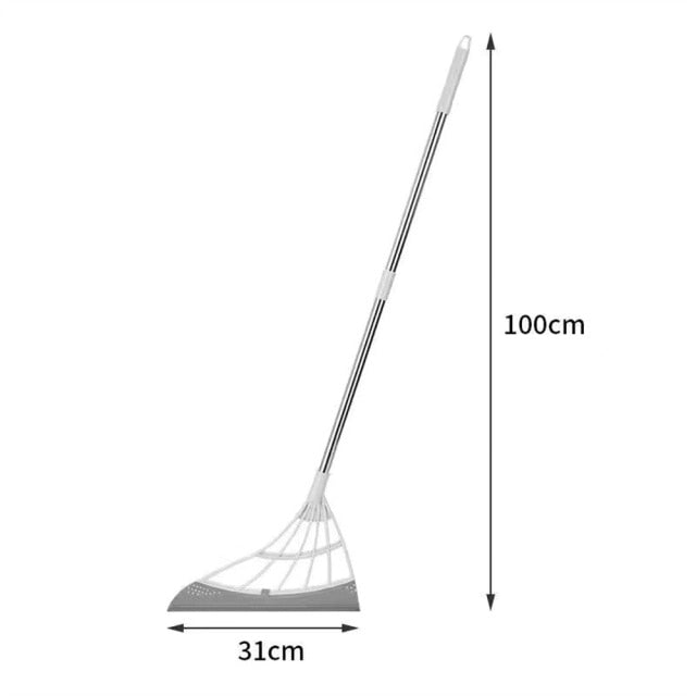 Cleanza | Lichtgewicht Magic Scraper Broom – Multifunctionele vloer- en oppervlaktereiniger, stofverwijderaar