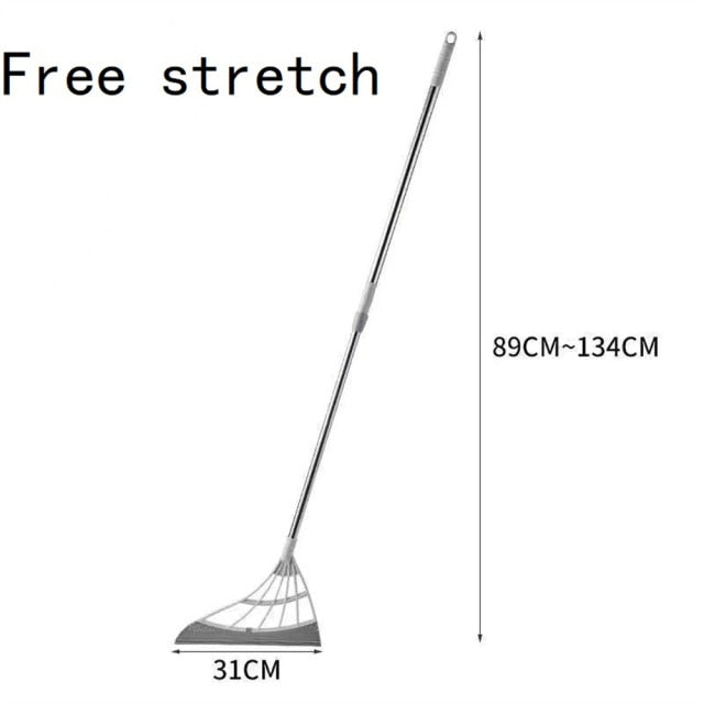 Cleanza | Lichtgewicht Magic Scraper Broom – Multifunctionele vloer- en oppervlaktereiniger, stofverwijderaar