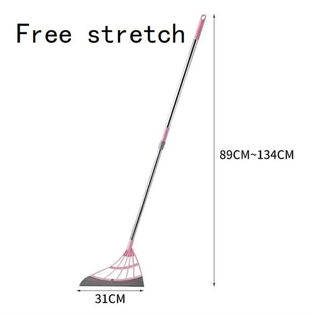 Cleanza | Lichtgewicht Magic Scraper Broom – Multifunctionele vloer- en oppervlaktereiniger, stofverwijderaar