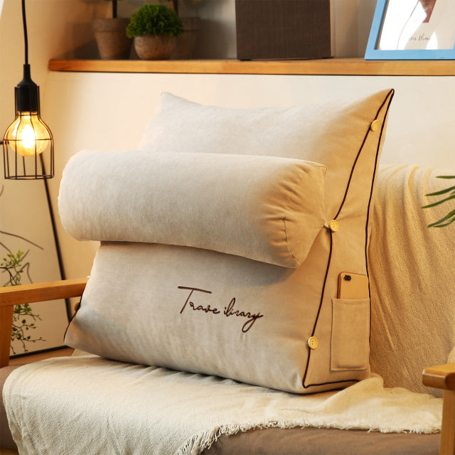 RestEase | Luxe leeskussen met rugleuning voor comfort en ondersteuning - voor op bed en bank