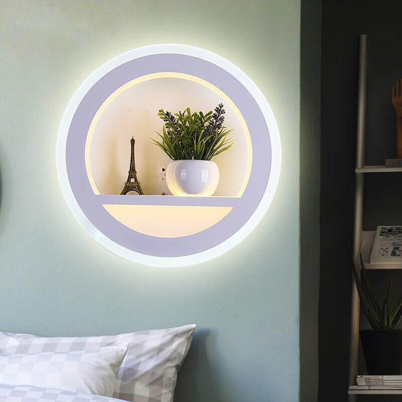 PrismLume | Moderne Acryl LED Wandarmatuur - Decoratieve binnenverlichting