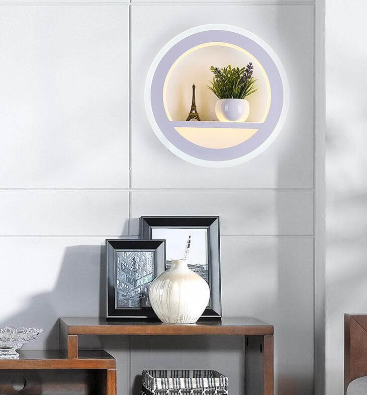 PrismLume | Moderne Acryl LED Wandarmatuur - Decoratieve binnenverlichting