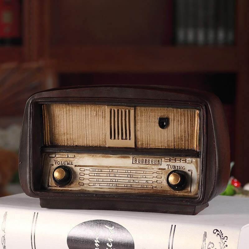 EchoRewind | Retro Hars Radio Model - Vintage Nostalgisch Home Decor, Klassieke Europese Stijl