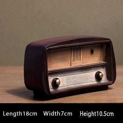 EchoRewind | Retro Hars Radio Model - Vintage Nostalgisch Home Decor, Klassieke Europese Stijl