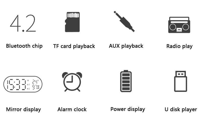 WakeLux | Slimme LED digitale wekker – Elegante wekker met temperatuur en USB-oplaadfunctie