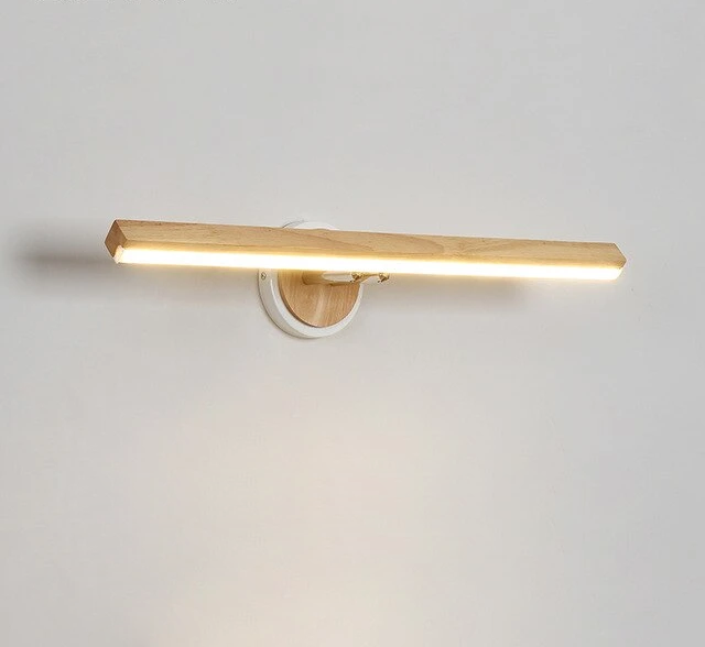 LumenBar | Wandmontage houten staaflamp - Stijlvol LED Licht voor Wonen