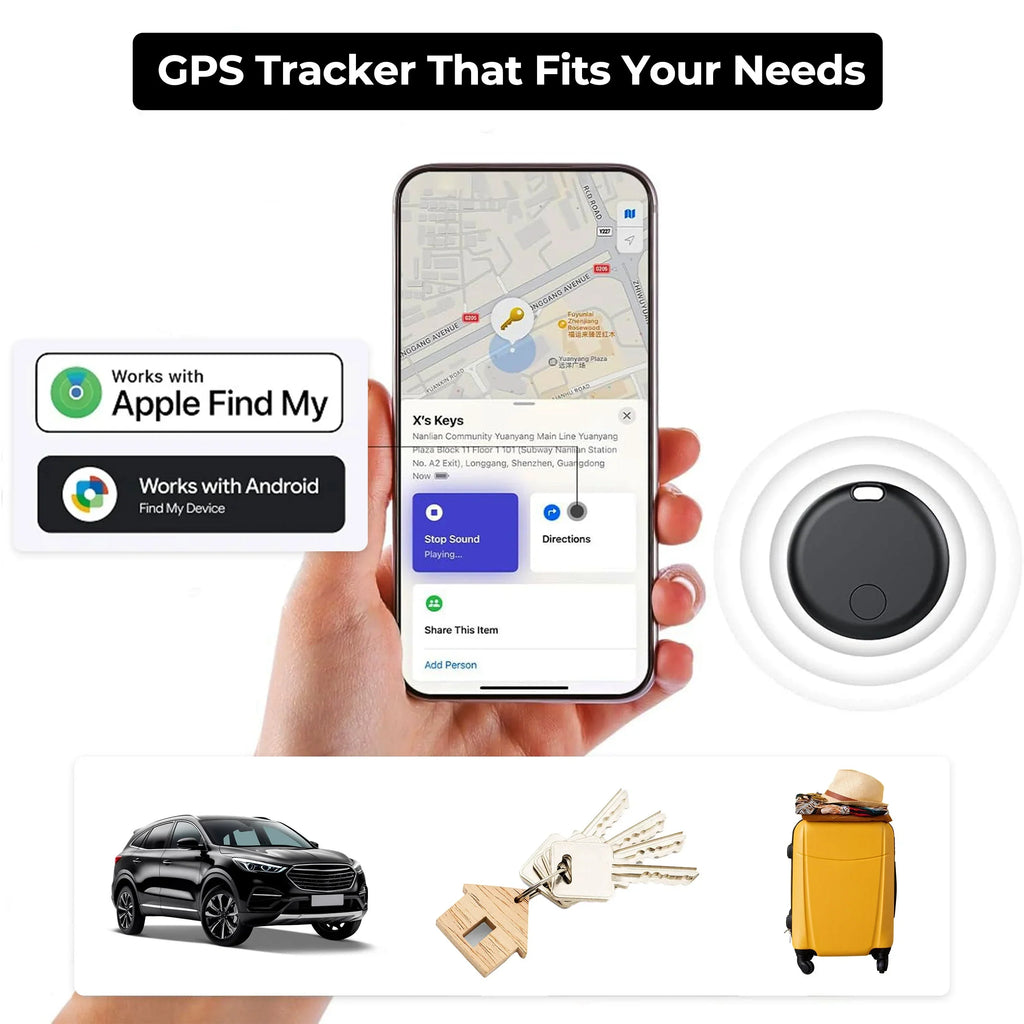 FindPod | Slimme Bluetooth GPS-tracker voor sleutels, tassen en waardevolle spullen