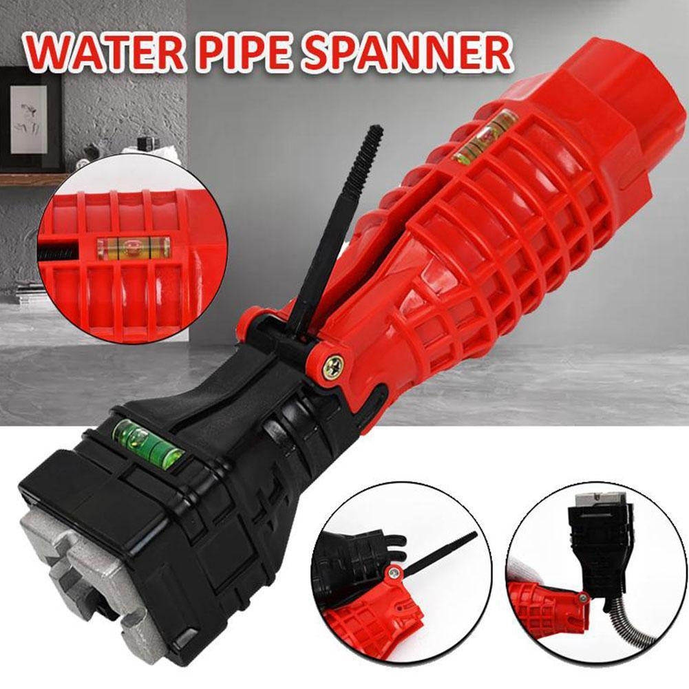 HydroWrench | 18-in-1 opvouwbare moersleutel voor waterleidingonderhoud, multigereedschap voor sanitair