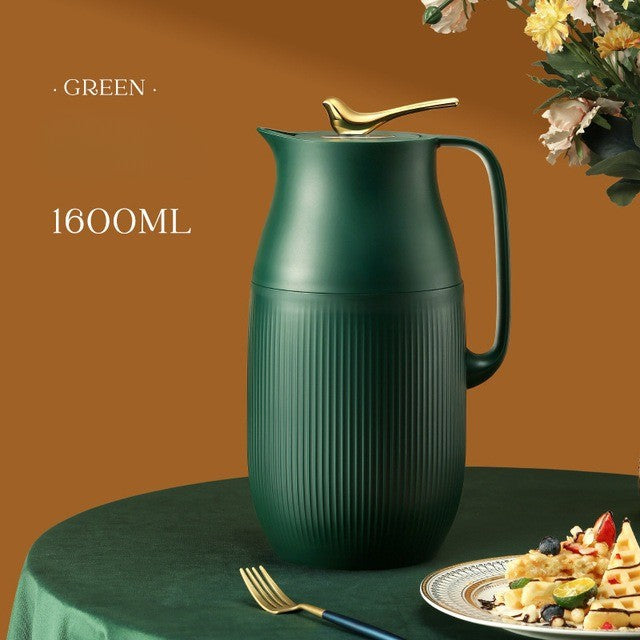 SipVessel | Reisvriendelijke geïsoleerde thermosfles – Strakke roestvrijstalen fles voor dagelijks gebruik