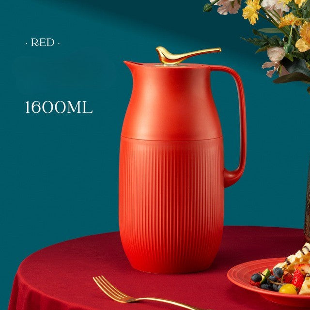 SipVessel | Reisvriendelijke geïsoleerde thermosfles – Strakke roestvrijstalen fles voor dagelijks gebruik