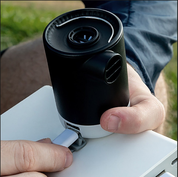 VoltAir | Mini Luchtpomp Power Bank - Draagbare Elektrische Opblazer, Multifunctioneel