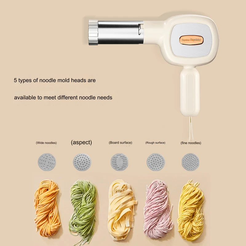 NoodleCraft | Slimme volautomatische pastamaker - handheld noedelmachine voor zelfgemaakte pasta