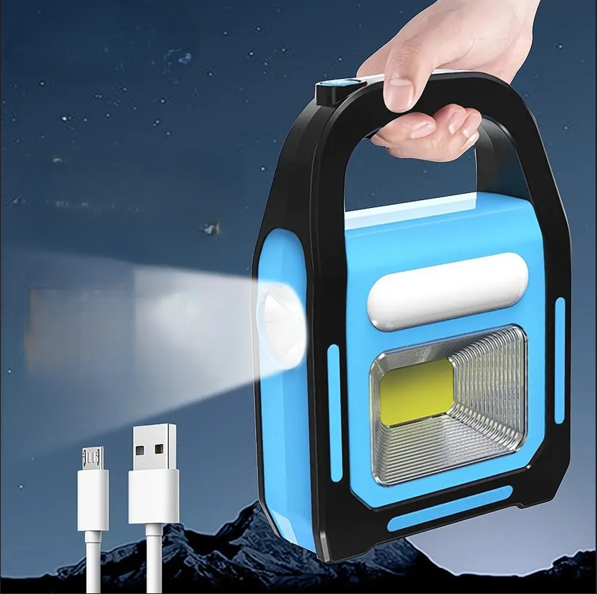 VoltLamp | Oplaadbare USB Camping Lantaarn - Draagbaar LED Licht & Noodlader voor Buitenavonturen