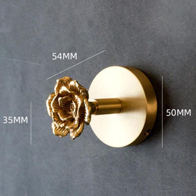 WildHang | Messing Animal Kapstokhaken - Decoratieve Muurhaken met Gouden Accent