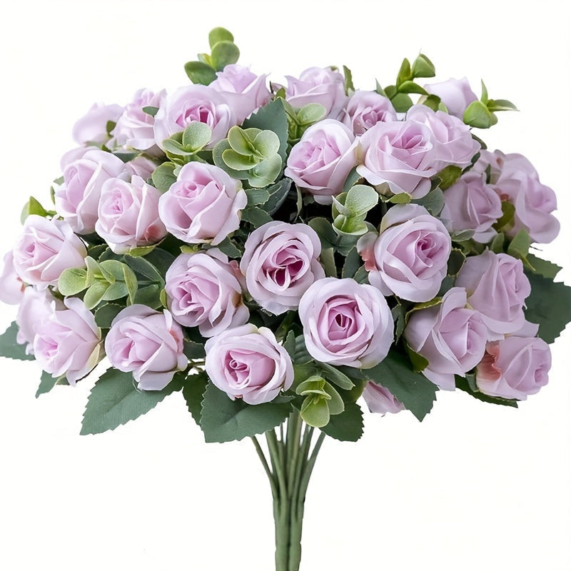 Floriva | Realistisch kunstrozenboeket – Onderhoudsvrije bloemen voor uw interieur