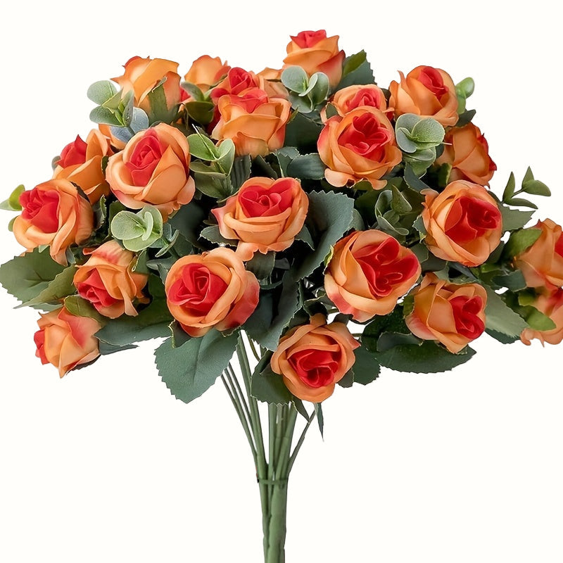 Floriva | Realistisch kunstrozenboeket – Onderhoudsvrije bloemen voor uw interieur