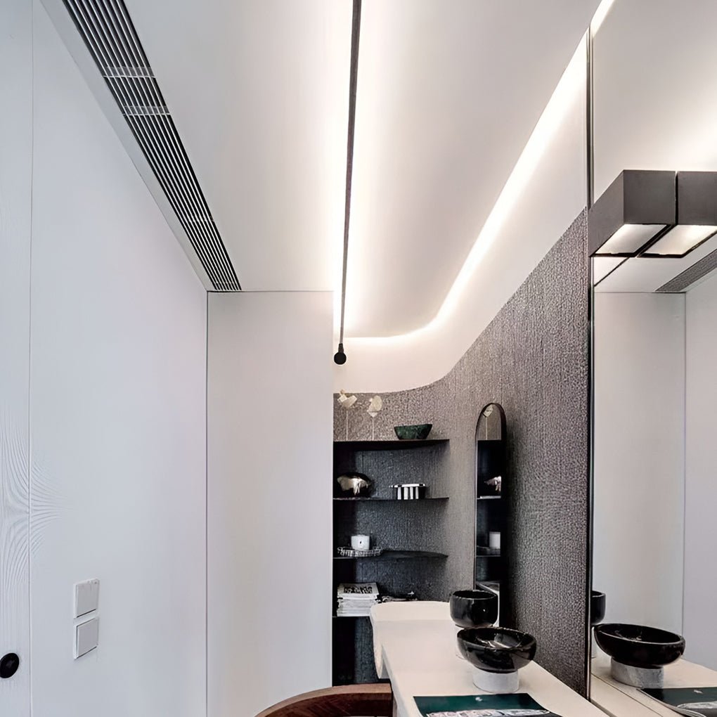 LinearGlow | Draaibare LED Strip Light, Modern Lineair Plafond Licht