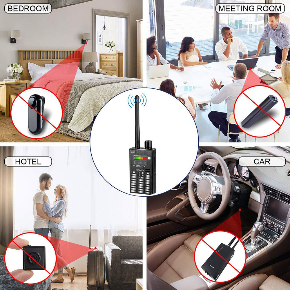 SpySweep | RF-signaal Bug Detector - verborgen camera, GPS Tracker, GSM afluisterapparaat Finder