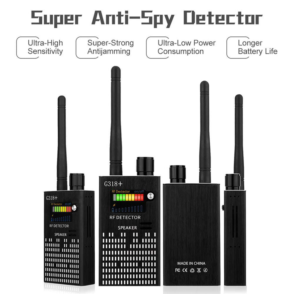 SpySweep | RF-signaal Bug Detector - verborgen camera, GPS Tracker, GSM afluisterapparaat Finder