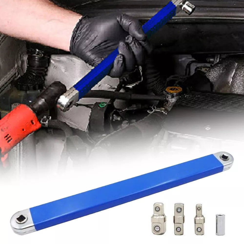TorqueReach | Zware lange verlengmoersleutel met offset - klein bereik, hoog koppel