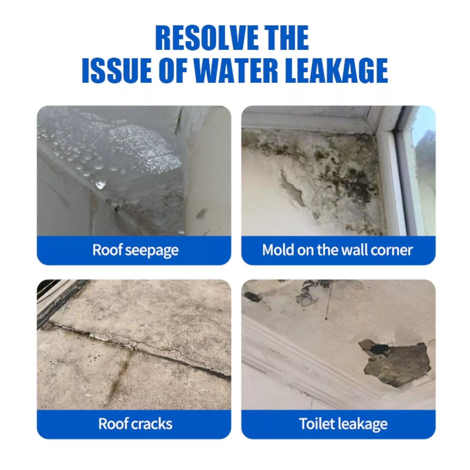 AquaBlock | Waterdicht afdichtingsmiddel - Onzichtbare reparatie van lekkages - Langhoudende buitencoating