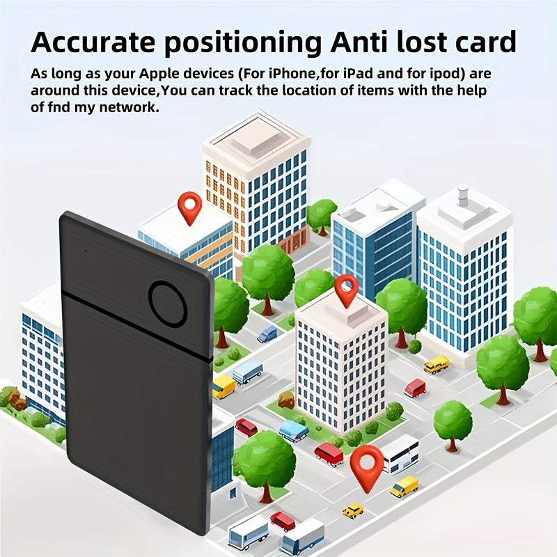 UltraTrack | Ultradunne oplaadbare kaarttracker – discrete GPS-locator voor portemonnees