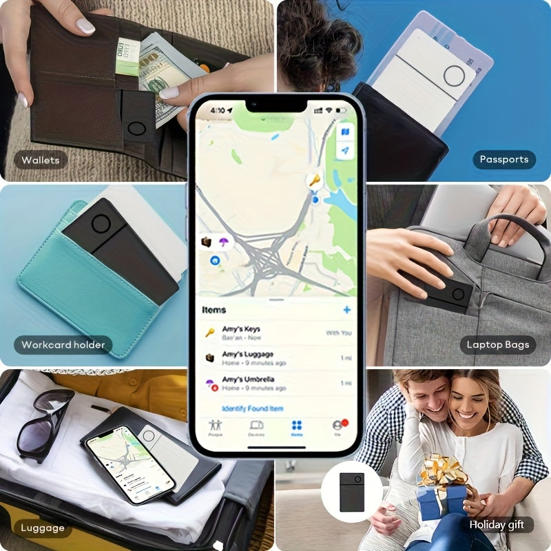 UltraTrack | Ultradunne oplaadbare kaarttracker – discrete GPS-locator voor portemonnees