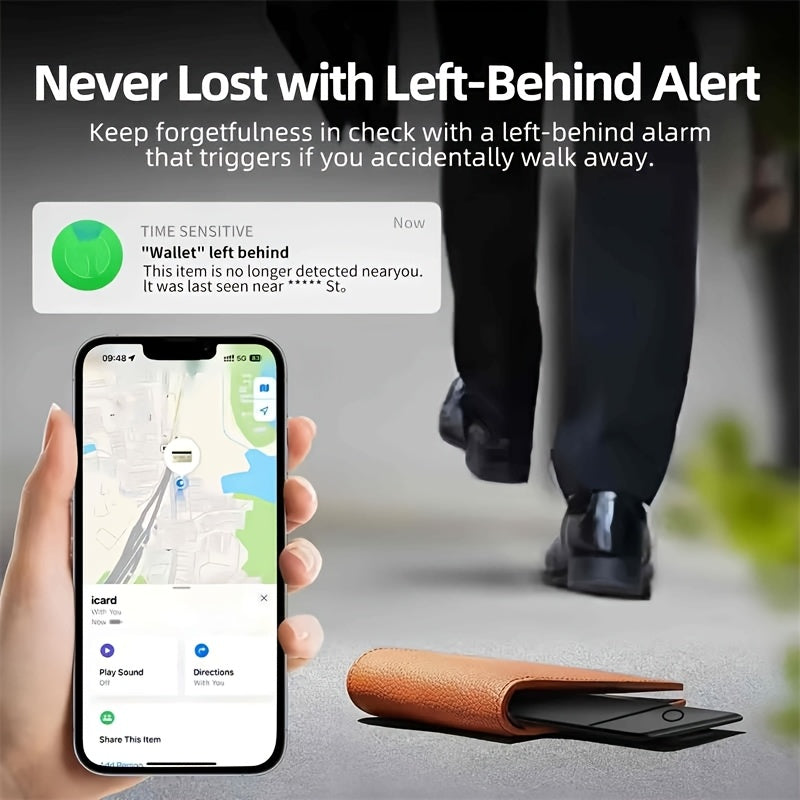 UltraTrack | Ultradunne oplaadbare kaarttracker – discrete GPS-locator voor portemonnees