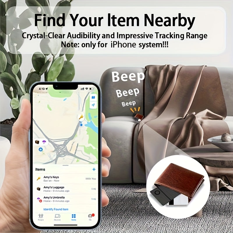UltraTrack | Ultradunne oplaadbare kaarttracker – discrete GPS-locator voor portemonnees