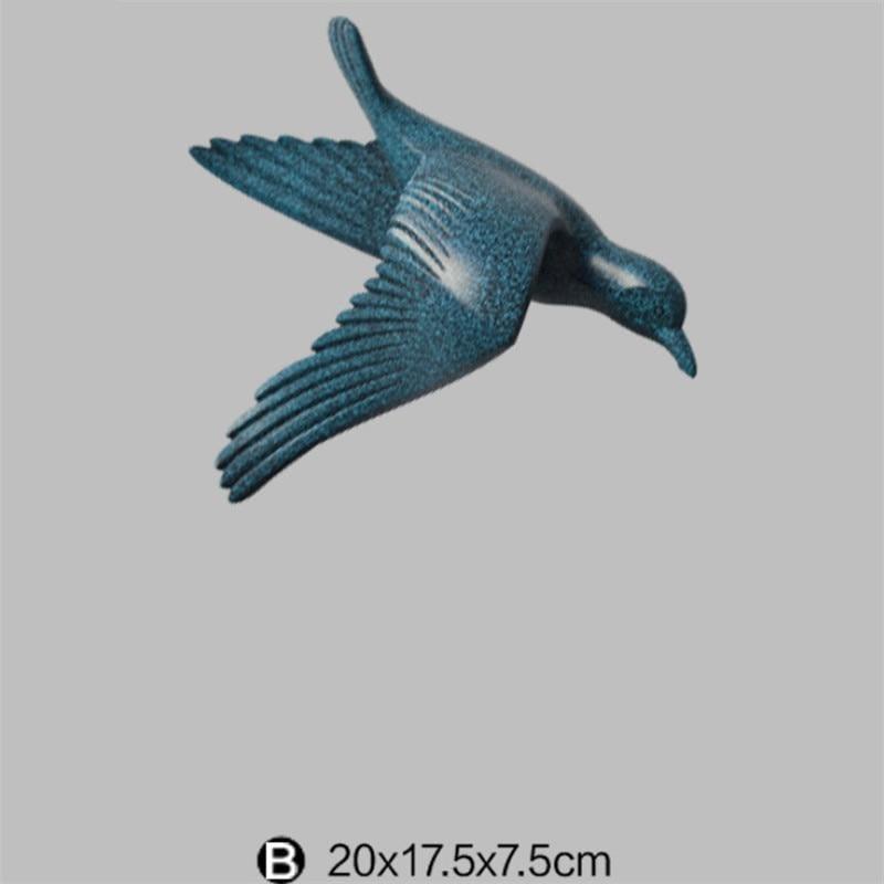 AeroGull | 3D Zeemeeuw Muurdecoratie - Elegante Metalen Vogelkunst voor Thuis & Buitendecoratie