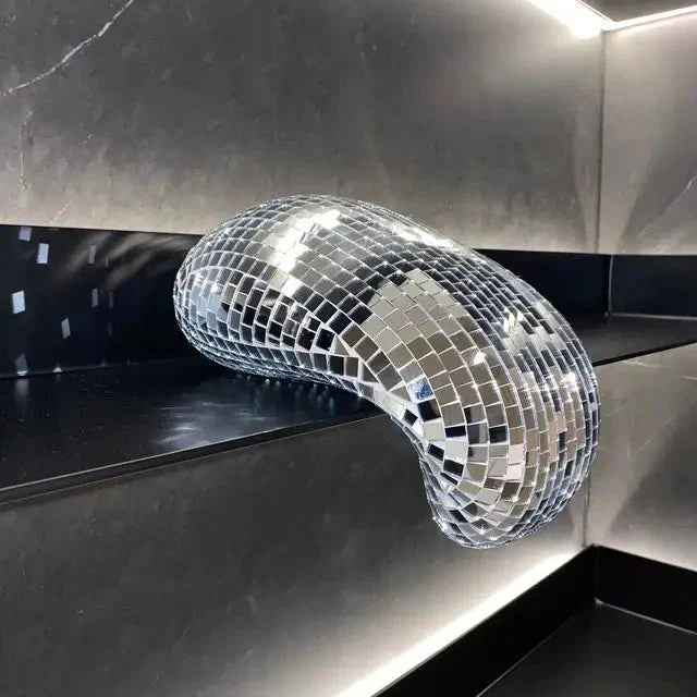DiscoDrip | Smeltende Disco Bal Decoratie - Retro Druppelspiegel Kunst voor Feestdecoratie