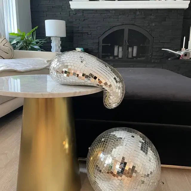 DiscoDrip | Smeltende Disco Bal Decoratie - Retro Druppelspiegel Kunst voor Feestdecoratie