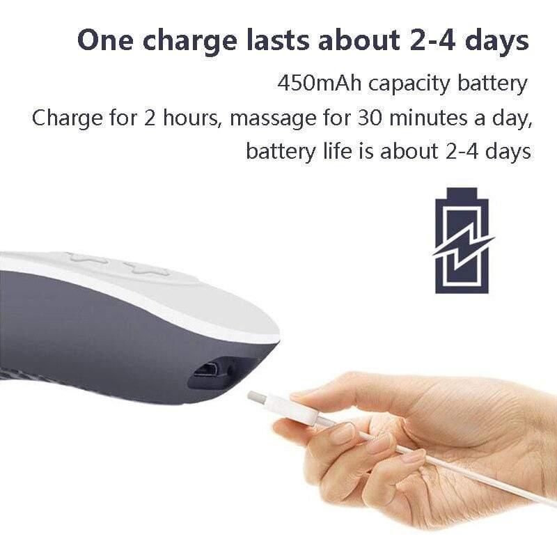 AuraPulse | Nek- en schoudermassageapparaat met multimode-puls, oplaadbaar via USB